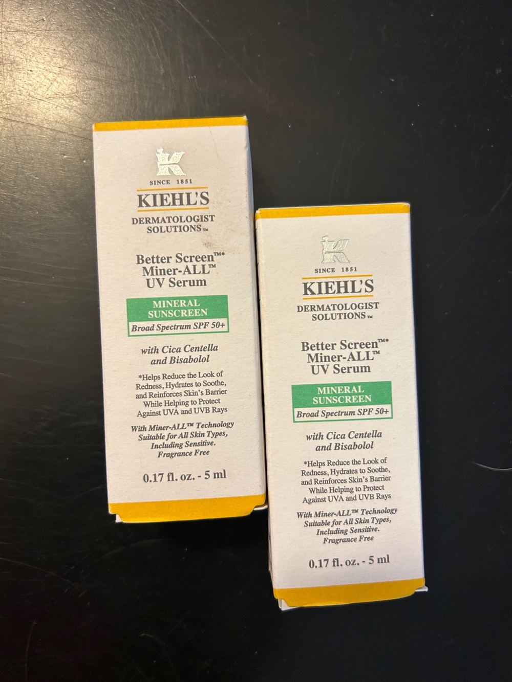 Kiehl's Better Screen Miner-ALL UV Serum - White, Yellow, Green